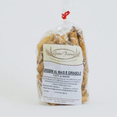 Grissini Artigianali al Mais e Girasole - Snack Croccante con Semi Selezionati