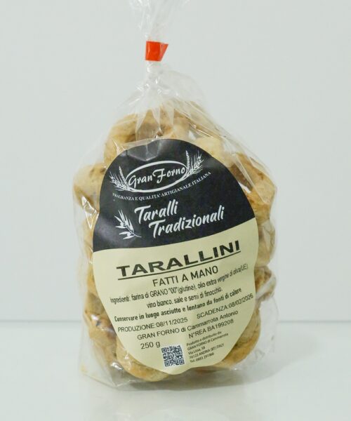 Tarallini Artigianali Classici – Taralli Pugliesi Fatti a Mano