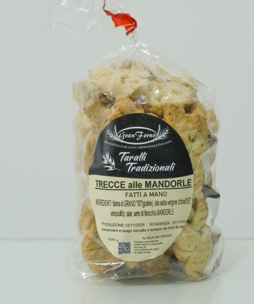 Trecce Artigianali alle Mandorle – Taralli Intrecciati Croccanti